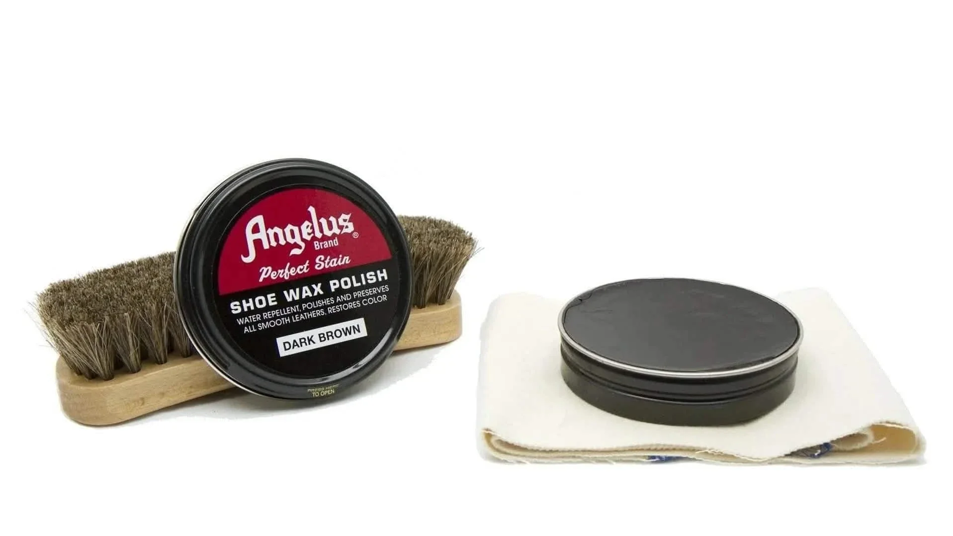 Angelus Dark Brown Shoe Wax Polish - Image 3