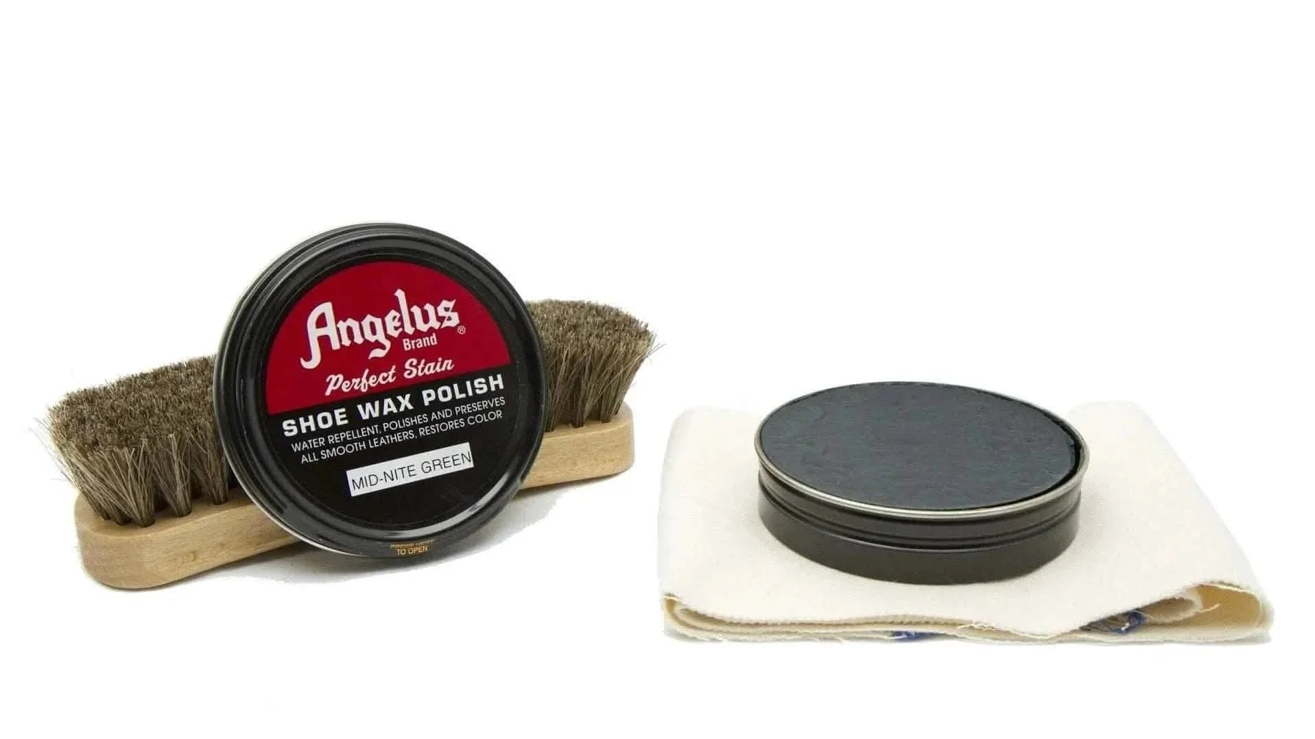 Angelus Midnight Green Shoe Wax Polish - Image 3
