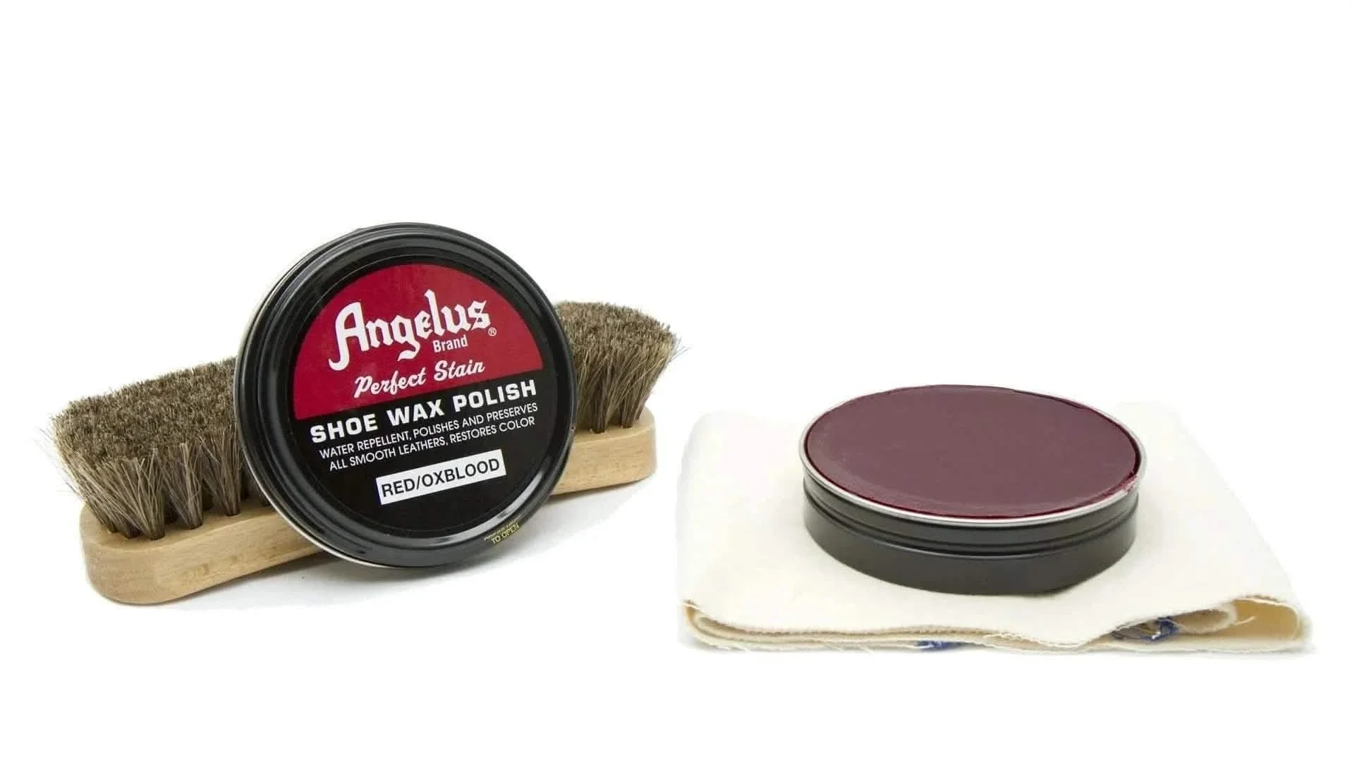 Angelus Red/Oxblood Shoe Wax Polish - Image 3