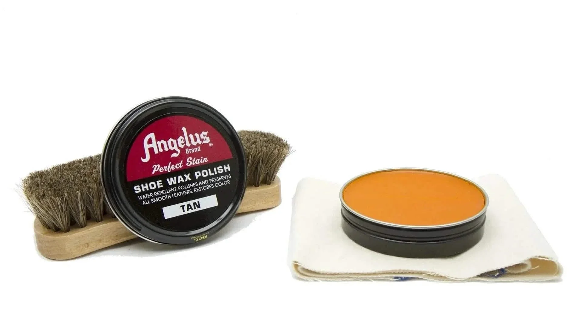 Angelus Tan Shoe Wax Polish - Image 3